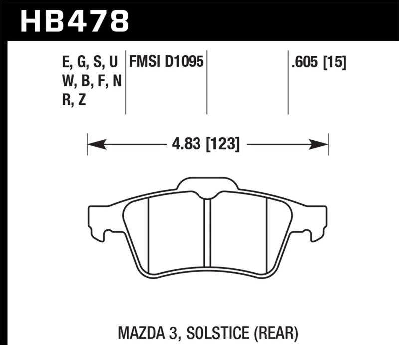 Hawk 13-14 Ford Focus ST / Mazda/ Volvo DTC-60 Race Rear Brake Pads - Premium Brake Pads - Racing from Hawk Performance - Just $215.09! Shop now at WinWithDom INC. - DomTuned