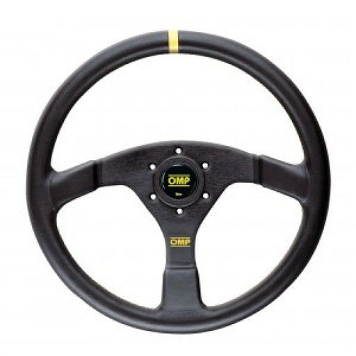 OMP Velocita Flat Steering Wheel 350mm - - Small Suede (Black) - Premium Steering Wheels from OMP - Just $269! Shop now at WinWithDom INC. - DomTuned