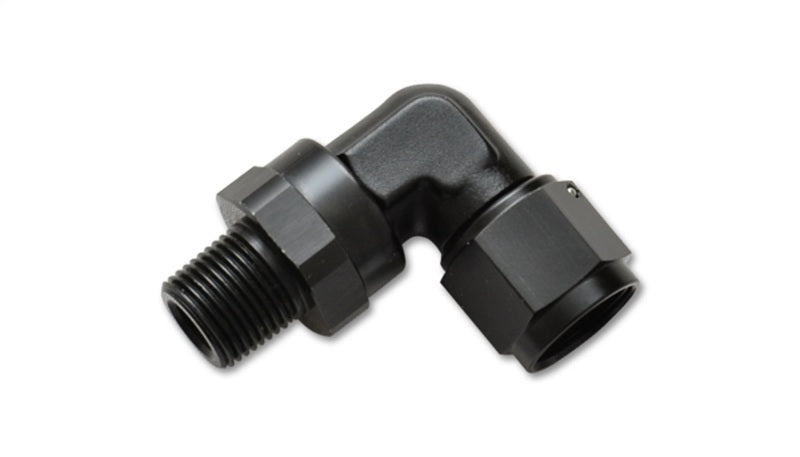 Vibrant -6AN to 3/8in NPT Female Swivel 90 Degree Adapter Fitting - Premium Fittings from Vibrant - Just $21.99! Shop now at WinWithDom INC. - DomTuned