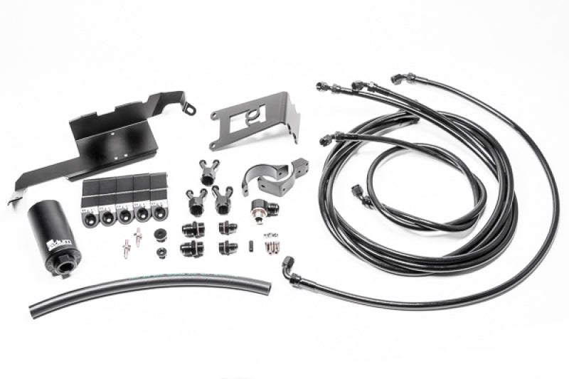 Radium Engineering Nissan R35 GT-R Fuel Hanger Feed Kit - Stainless - Premium Fuel Pump Hangers from Radium Engineering - Just $626.95! Shop now at WinWithDom INC. - DomTuned