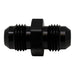DeatschWerks 6AN Male Flare to 6AN Male Flare Coupler - Anodized Matte Black - Premium Fittings from DeatschWerks - Just $8! Shop now at WinWithDom INC. - DomTuned