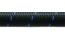 Vibrant -12 AN Two-Tone Black/Blue Nylon Braided Flex Hose (5 foot roll) - Premium Hoses from Vibrant - Just $55.99! Shop now at WinWithDom INC. - DomTuned