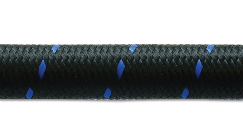 Vibrant -12 AN Two-Tone Black/Blue Nylon Braided Flex Hose (5 foot roll) - Premium Hoses from Vibrant - Just $55.99! Shop now at WinWithDom INC. - DomTuned