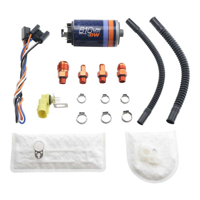 Deatschwerks DW810 Brushless Series 810lph In-Tank Brushless Fuel Pump w/ 9-1002 Install kit - Premium Fuel Pumps from DeatschWerks - Just $399! Shop now at WinWithDom INC. - DomTuned