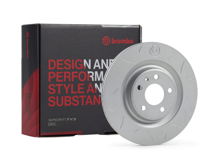 Brembo 2011 Subaru WRX STI AWD Front TY3 Sport Disc Rotor - 326X30 - Premium Brake Rotors - Slotted from Brembo - Just $154.26! Shop now at WinWithDom INC. - DomTuned