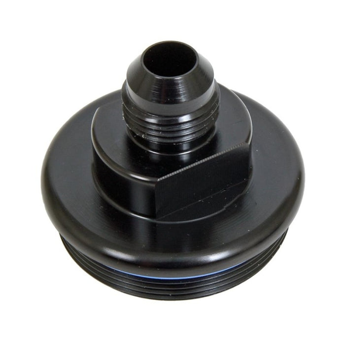 Fuelab Replacement Filter Cap -8AN Inlet - Black - Premium Fuel Filters from Fuelab - Just $28! Shop now at WinWithDom INC. - DomTuned