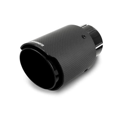 Mishimoto Carbon Fiber Muffler Tip 3in Inlet 4in Outlet Black - Premium Muffler from Mishimoto - Just $122.95! Shop now at WinWithDom INC. - DomTuned