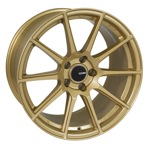 Enkei TS10 18x8 45mm Offset 5x100 Bolt Pattern 72.6mm Bore Dia Gold Wheel - Premium Wheels - Cast from Enkei - Just $324! Shop now at WinWithDom INC. - DomTuned