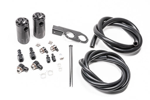 Radium Engineering Dual Catch Can Kit Nissan Z33 V35 VQ35DE/HR Fluid Lock - Premium Oil Catch Cans from Radium Engineering - Just $379.95! Shop now at WinWithDom INC. - DomTuned