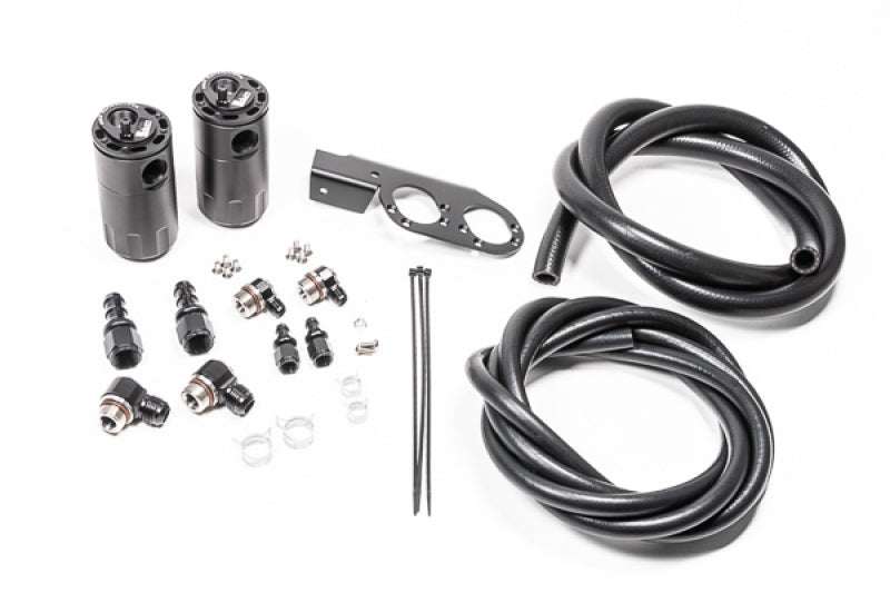 Radium Engineering Dual Catch Can Kit Nissan Z33 V35 VQ35DE/HR Fluid Lock - Premium Oil Catch Cans from Radium Engineering - Just $379.95! Shop now at WinWithDom INC. - DomTuned