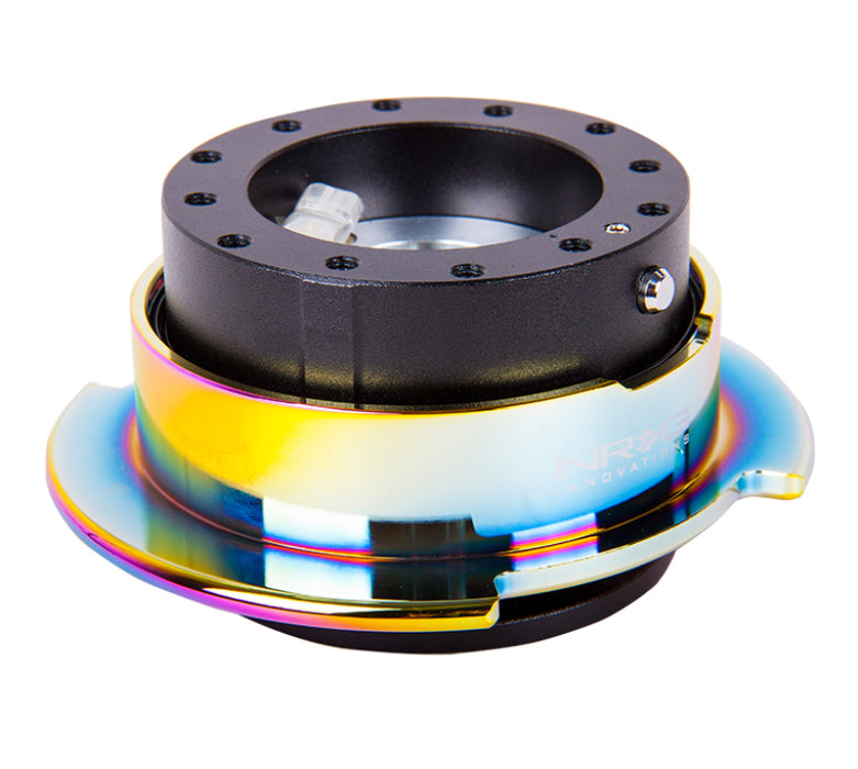 NRG Quick Release Gen 2.5 - Black Body / Neochrome Ring - Premium Quick Release Adapters from NRG - Just $156! Shop now at WinWithDom INC. - DomTuned
