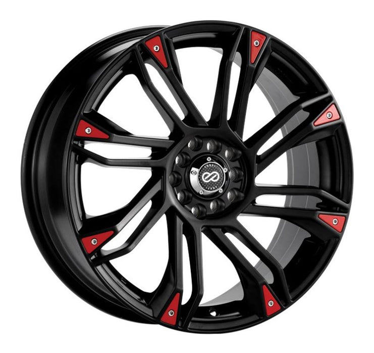 Enkei GW8 17x7 4x100/114.3 42mm Offset 72.6 Bore Matte Black Wheel - Premium Wheels - Cast from Enkei - Just $287! Shop now at WinWithDom INC. - DomTuned