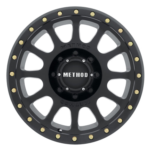 Method MR305 NV 20x10 -18mm Offset 8x6.5 130.81mm CB Matte Black Wheel - Premium Wheels - Cast from Method Wheels - Just $389! Shop now at WinWithDom INC. - DomTuned