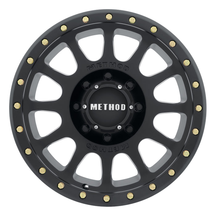 Method MR305 NV 20x10 -18mm Offset 8x6.5 130.81mm CB Matte Black Wheel - Premium Wheels - Cast from Method Wheels - Just $389! Shop now at WinWithDom INC. - DomTuned