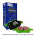 EBC 86-92 Toyota Supra 2.8 Greenstuff Front Brake Pads - Premium Brake Pads - Performance from EBC - Just $135.47! Shop now at WinWithDom INC. - DomTuned