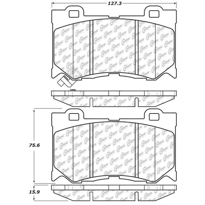 StopTech Street Touring 09-13 Infiniti FX35/FX37/FX45/FX50/08-13 G37 Front Brake Pads - Premium Brake Pads - OE from Stoptech - Just $114.85! Shop now at WinWithDom INC. - DomTuned