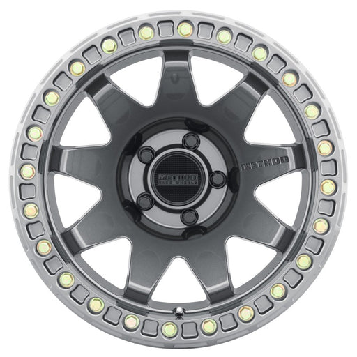 Method MR108 17x9 -44mm Offset 5x5 71.5mm CB Gloss Titanium w/BH-H24125-38 Wheel - Premium Wheels - Cast from Method Wheels - Just $527! Shop now at WinWithDom INC. - DomTuned