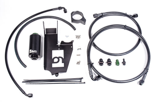 Radium Engineering Fuel Hanger Plumbing Kit Mitsubishi Evo 7/8/9 - Stainless Filter - Premium Fuel Pump Hangers from Radium Engineering - Just $455.95! Shop now at WinWithDom INC. - DomTuned