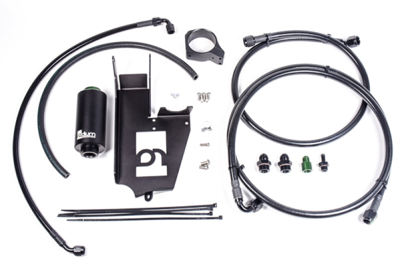 Radium Engineering Fuel Hanger Plumbing Kit Mitsubishi Evo 7/8/9 - Stainless Filter - Premium Fuel Pump Hangers from Radium Engineering - Just $455.95! Shop now at WinWithDom INC. - DomTuned