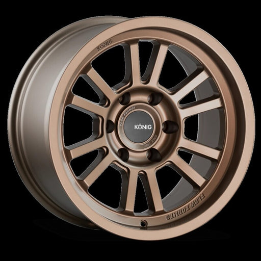 Konig HT1 17X9 5X127 ET-12 Satin Bronze - Premium Wheels - Cast from Konig - Just $264.90! Shop now at WinWithDom INC. - DomTuned