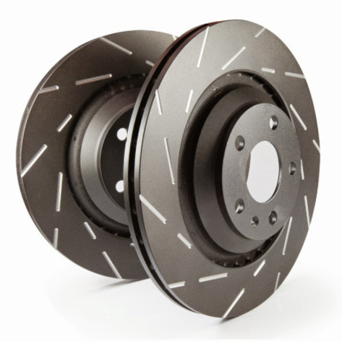 EBC 2021+ Ford Bronco (6th Generation) 2.30 Turbo USR Slotted Front Rotors - Premium Brake Rotors - Slotted from EBC - Just $354.17! Shop now at WinWithDom INC. - DomTuned