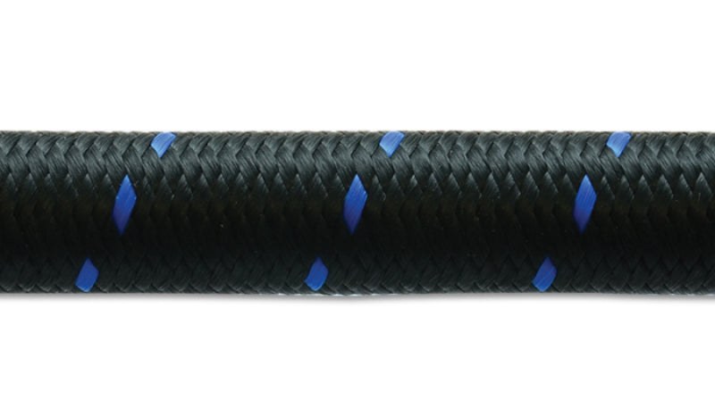 Vibrant -12 AN Two-Tone Black/Blue Nylon Braided Flex Hose (5 foot roll) - Premium Hoses from Vibrant - Just $55.99! Shop now at WinWithDom INC. - DomTuned