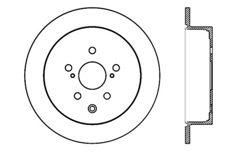 StopTech Sport Drilled & Slotted Rotor - Rear Left - Premium Brake Rotors - Slot & Drilled from Stoptech - Just $181.60! Shop now at WinWithDom INC. - DomTuned