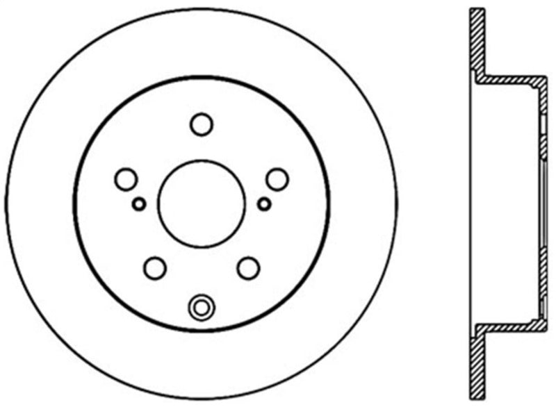 StopTech Sport Drilled & Slotted Rotor - Rear Left - Premium Brake Rotors - Slot & Drilled from Stoptech - Just $181.60! Shop now at WinWithDom INC. - DomTuned