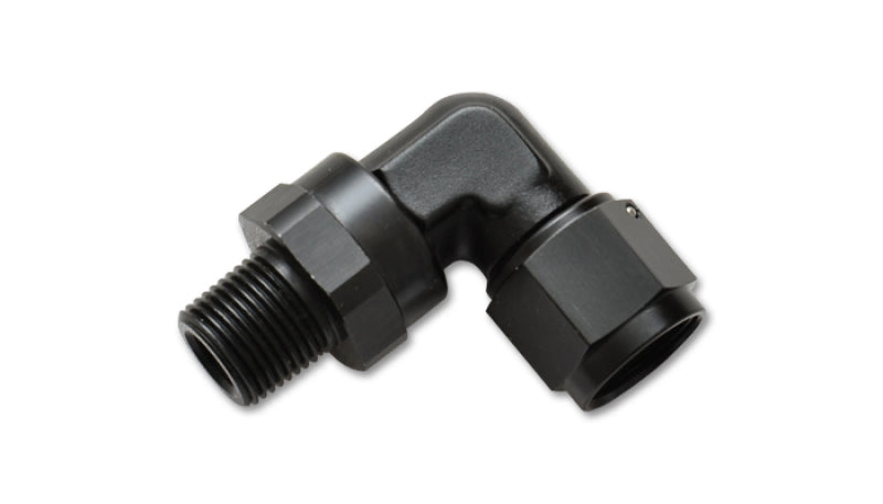 Vibrant -6AN to 1/4in NPT Female Swivel 90 Degree Adapter Fitting - Premium Fittings from Vibrant - Just $21.99! Shop now at WinWithDom INC. - DomTuned