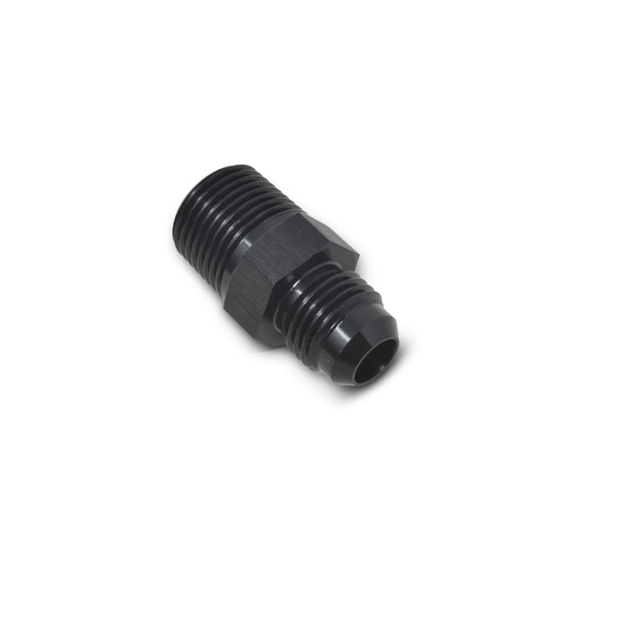 Russell Performance -8 AN to 1/2in NPT Straight Flare to Pipe (Black) - Premium Fittings from Russell - Just $4.95! Shop now at WinWithDom INC. - DomTuned