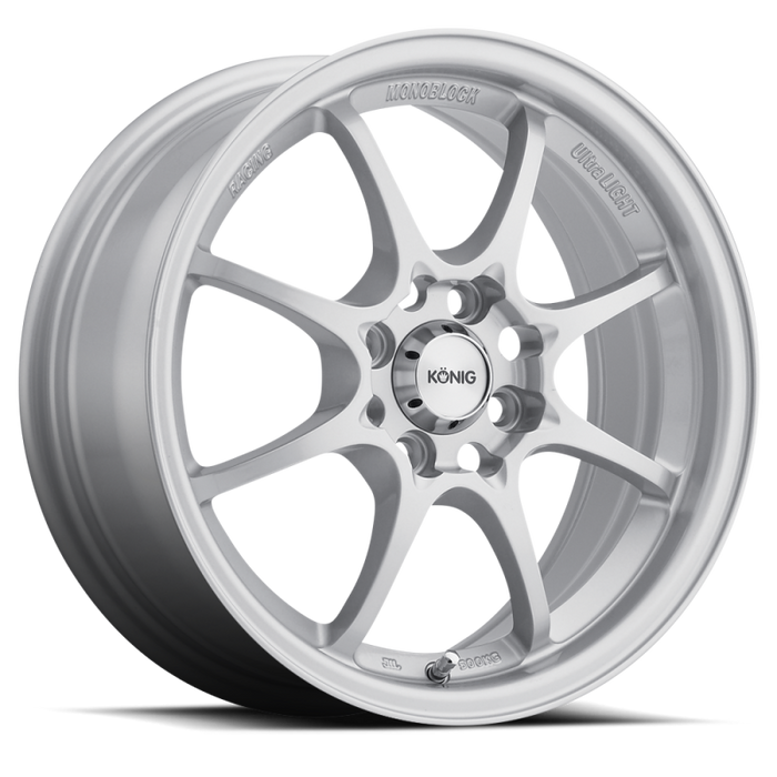 Konig Helium 15x6.5 4x100 ET40 Silver - Premium Wheels - Cast from Konig - Just $239.86! Shop now at WinWithDom INC. - DomTuned