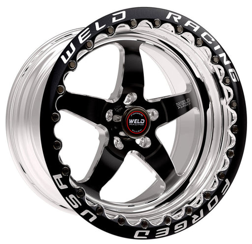 Weld S71 17x10 / 5x120mm BP / 7.2in. BS Black Wheel (High Pad) - Black Single Beadlock MT - Premium Wheels - Forged from Weld - Just $1630.65! Shop now at WinWithDom INC. - DomTuned