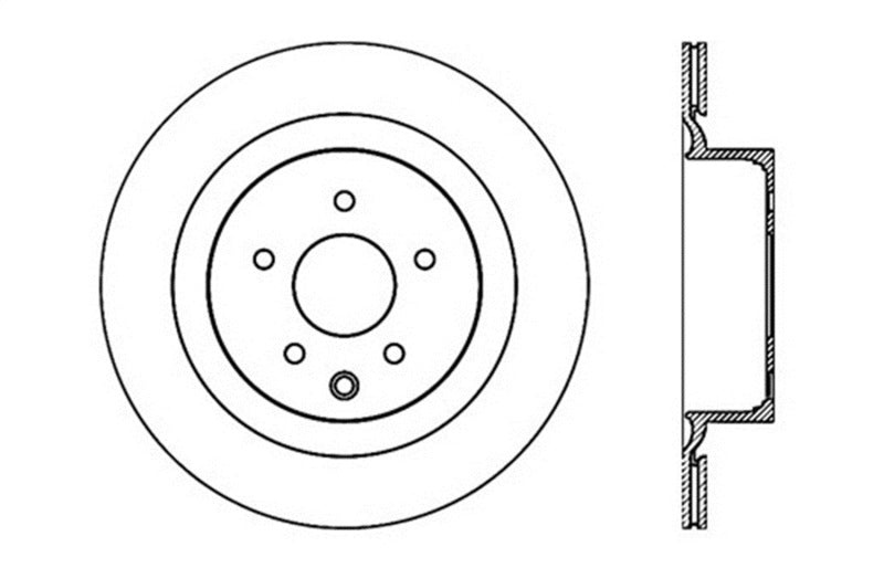 StopTech Infiniti G37 / Nissan 370Z SportStop Slotted & Drilled Rear Right Rotor - Premium Brake Rotors - Slot & Drilled from Stoptech - Just $224.83! Shop now at WinWithDom INC. - DomTuned