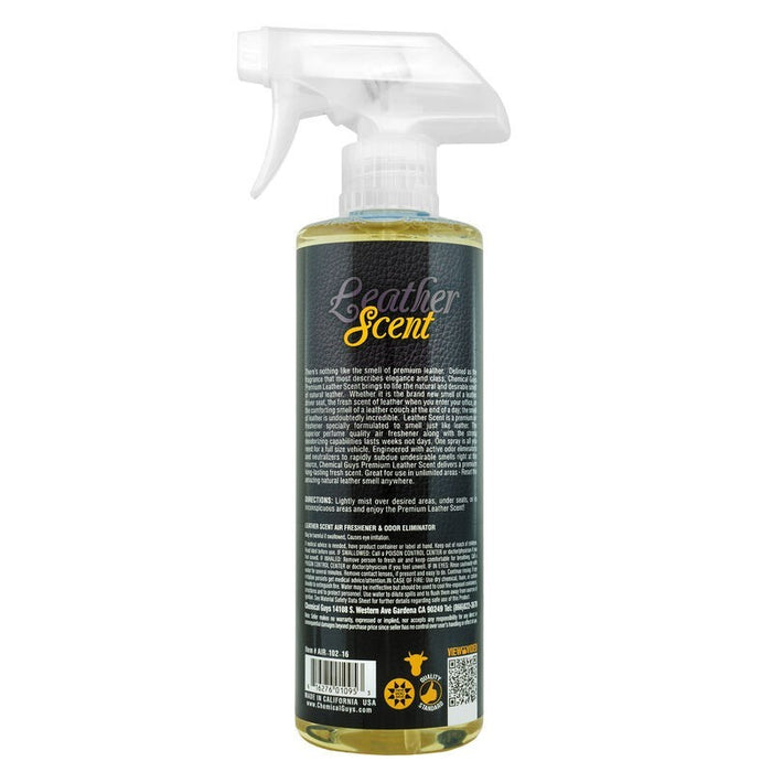 Chemical Guys Leather Scent Air Freshener & Odor Eliminator - 16oz - Premium Surface Cleaners from Chemical Guys - Just $65.94! Shop now at WinWithDom INC. - DomTuned