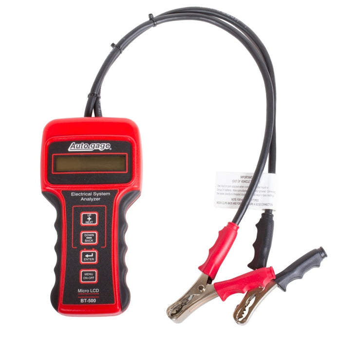 Autometer Battery Tester 6/12/24V Autogage - Premium Tools from AutoMeter - Just $536.87! Shop now at WinWithDom INC. - DomTuned