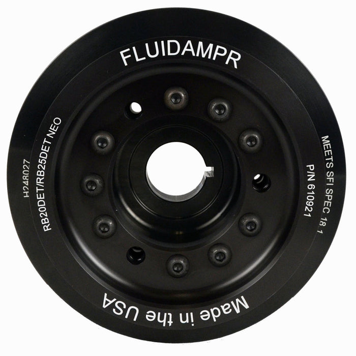 Fluidampr Nissan RB20DET/RB25DET NEO Phase-1 BNR32 GT-R Steel Internally Balanced Damper - Premium Crankshaft Dampers from Fluidampr - Just $482.92! Shop now at WinWithDom INC. - DomTuned