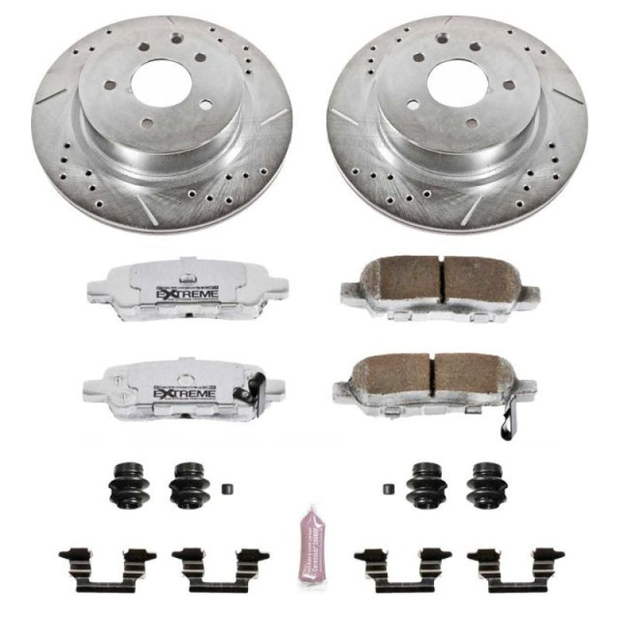 Power Stop 08-12 Infiniti EX35 Rear Z26 Street Warrior Brake Kit - Premium Brake Kits - Performance D&S from PowerStop - Just $279.11! Shop now at WinWithDom INC. - DomTuned