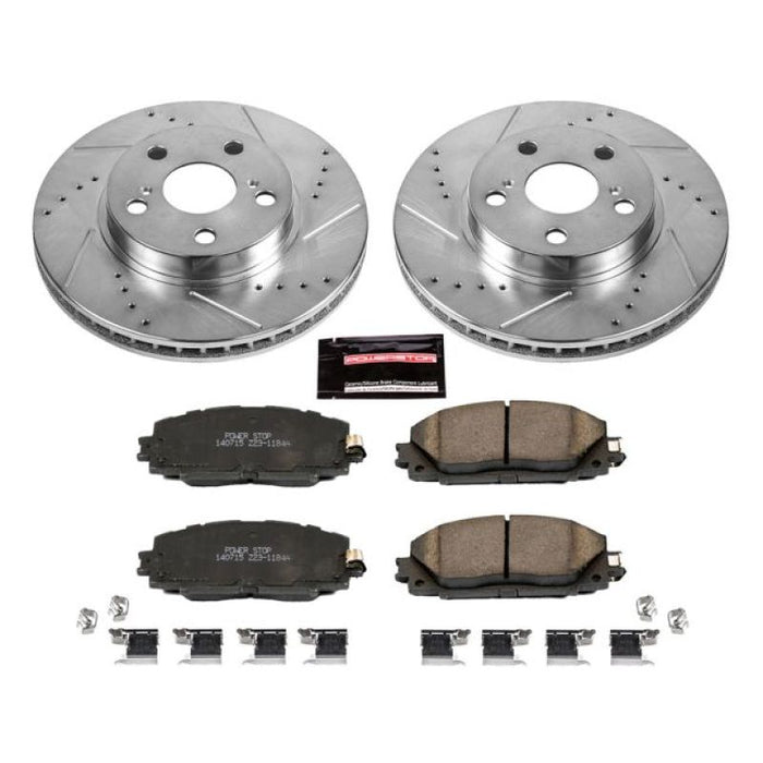 Power Stop 11-17 Lexus CT200h Front Z23 Evolution Sport Brake Kit - Premium Brake Kits - Performance D&S from PowerStop - Just $239.44! Shop now at WinWithDom INC. - DomTuned