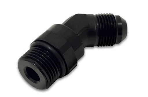 Vibrant -10AN Male to Male -8AN Straight Cut 45 Degree Adapter Fitting - Anodized Black - Premium Fittings from Vibrant - Just $28.99! Shop now at WinWithDom INC. - DomTuned