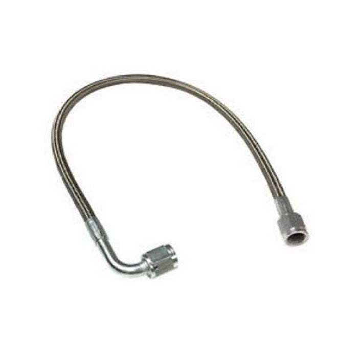 Fragola -4AN PFTE Hose Assembly Straight x 90 Degree 18in - Premium Brake Line Kits from Fragola - Just $40.30! Shop now at WinWithDom INC. - DomTuned