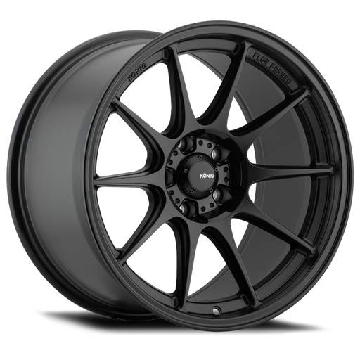 Konig Dekagram 19x9.5B 5x114.3 ET35 Semi-Matte Black - Premium Wheels - Cast from Konig - Just $356.69! Shop now at WinWithDom INC. - DomTuned