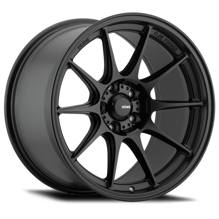 Konig Dekagram 19x9.5B 5x114.3 ET35 Semi-Matte Black - Premium Wheels - Cast from Konig - Just $356.69! Shop now at WinWithDom INC. - DomTuned