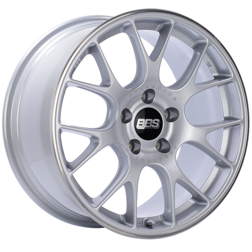 BBS CH-R 18x8.5 5x112 ET38 Brilliant Silver Polished Rim Protector Wheel -82mm PFS/Clip Required - Premium Wheels - Cast from BBS - Just $640! Shop now at WinWithDom INC. - DomTuned