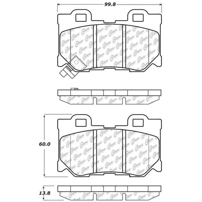 StopTech Street Touring 08-09 Infiniti FX50/G37 Rear Brake Pads - Premium Brake Pads - OE from Stoptech - Just $92.39! Shop now at WinWithDom INC. - DomTuned