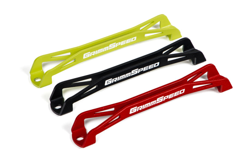 GrimmSpeed 08-18 Subaru WRX/STI Lightweight Battery Tie Down - Black - Premium Battery Tiedowns from GrimmSpeed - Just $39! Shop now at WinWithDom INC. - DomTuned