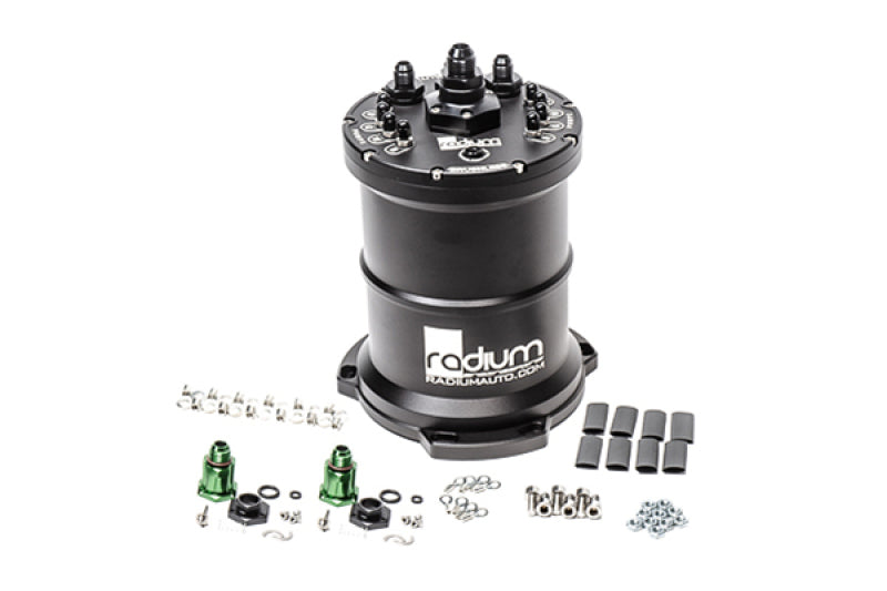 Radium Multi-Pump Ti Automotive E5LM Fuel Surge Tank Pumps Not Included - Premium Surge Tanks from Radium Engineering - Just $522.45! Shop now at WinWithDom INC. - DomTuned