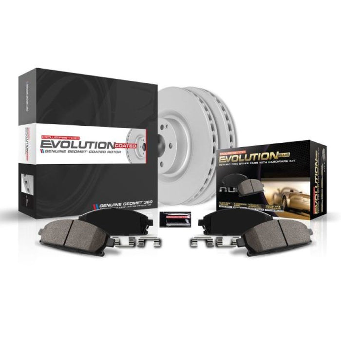 Power Stop 05-06 Saab 9-2X Front Z17 Evolution Geomet Coated Brake Kit - Premium Brake Kits - Performance Blank from PowerStop - Just $188.07! Shop now at WinWithDom INC. - DomTuned