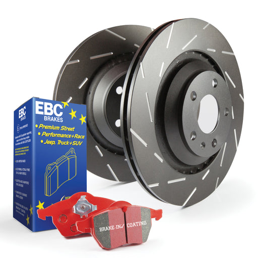 EBC S4 Brake Pad and Rotor Kit - Premium Brake Rotors - Slotted from EBC - Just $363.40! Shop now at WinWithDom INC. - DomTuned