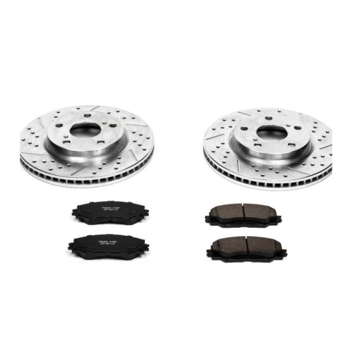 Power Stop 10-12 Lexus HS250h Front Z23 Evolution Sport Brake Kit - Premium Brake Kits - Performance D&S from PowerStop - Just $277.16! Shop now at WinWithDom INC. - DomTuned