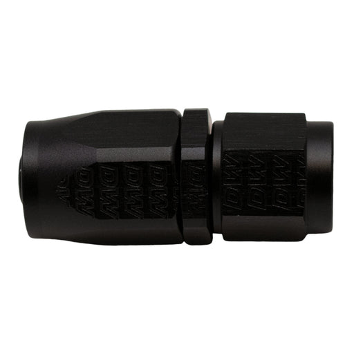 DeatschWerks 6AN Female Swivel Strait Hose End CPE - Anodized Matte Black - Premium Fittings from DeatschWerks - Just $11! Shop now at WinWithDom INC. - DomTuned